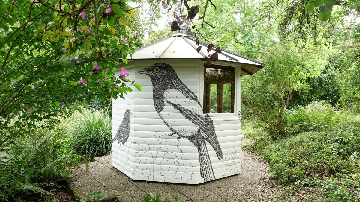 Im Vogelhaus ist künftig Kunst zu sehen.
