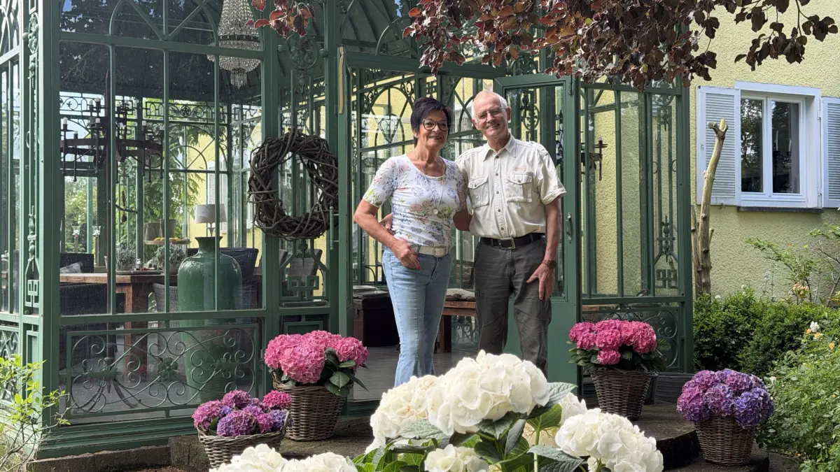 Siglinde und Albert Kist freuen sich auf die Besucher an den Tagen der offenen Gartentür.