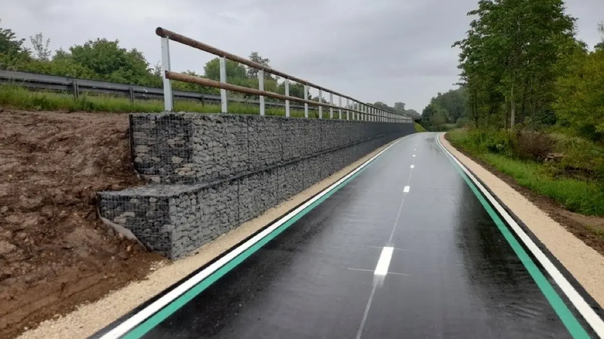 Radschnellweg bei Reichenbach/Fils