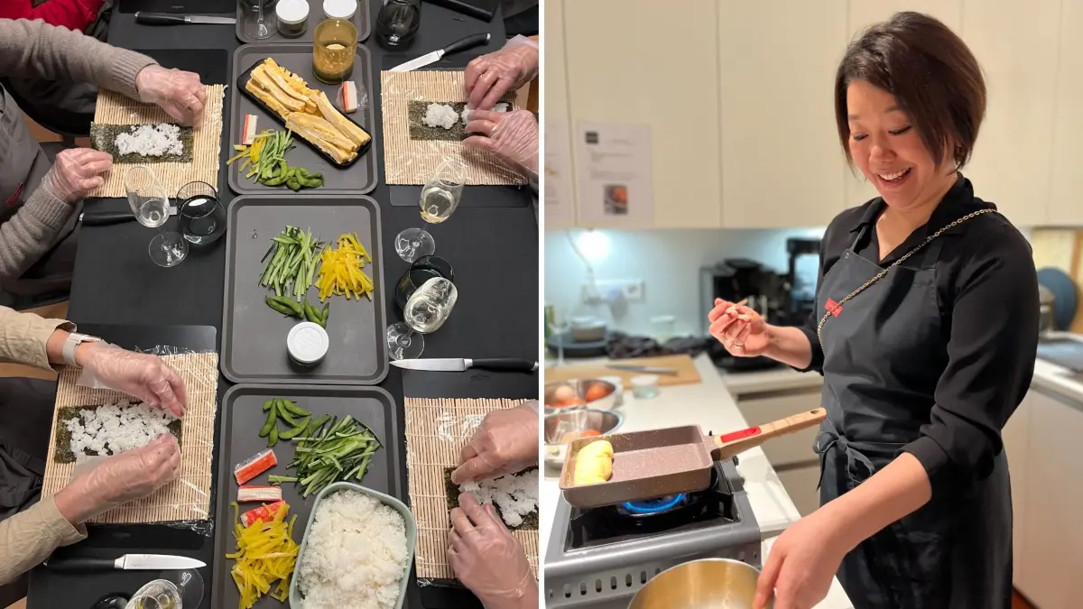 Bei Mikiko Thiele kann man nicht nur lernen, wie man das perfekte Sushi zubereitet, sondern auch, wie man Dashimaki Eier macht.
