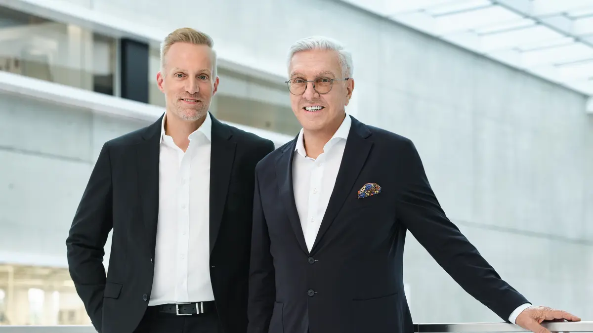 Patric Spethmann und Helmut Schlotterer
