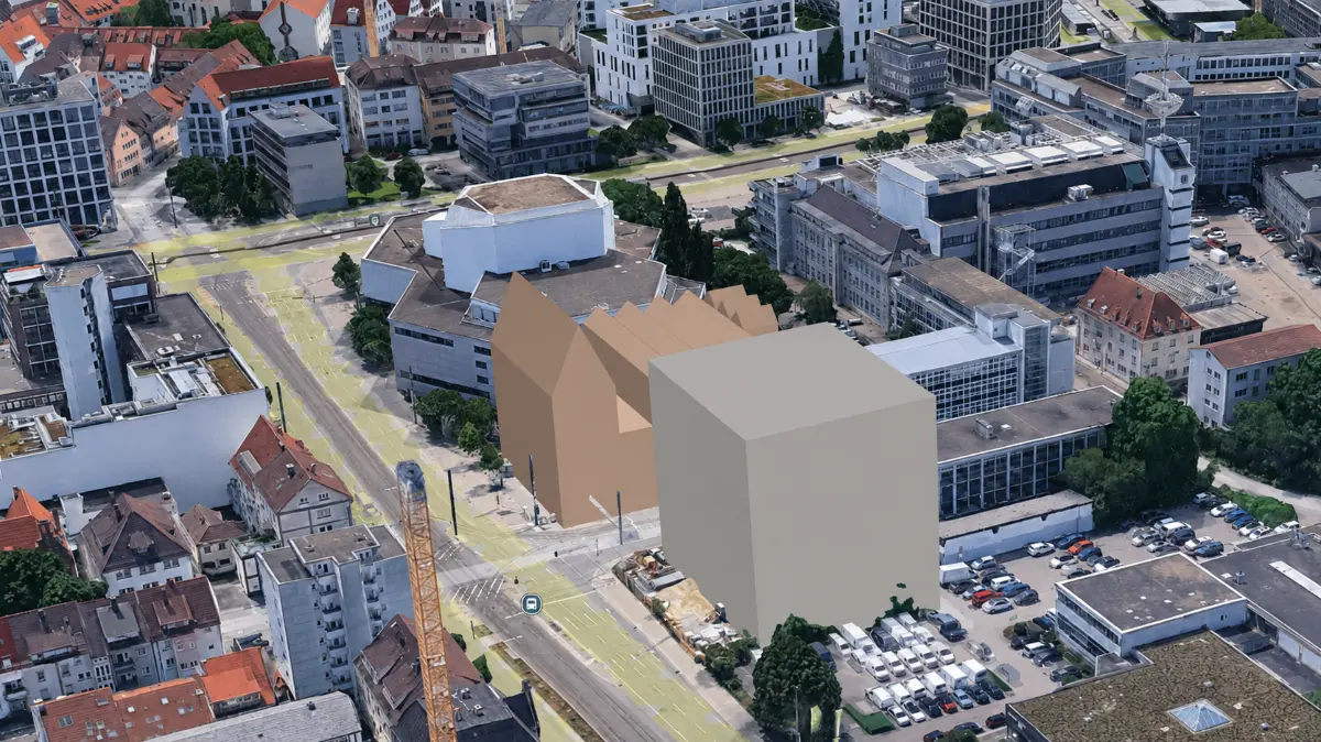 Volksbank-Neubau im Theaterviertel an der Neutorstraße