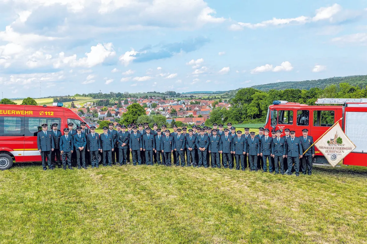Die Freiwillige Feuerwehr Römerstein-Böhringen feiert ihr 150-jähriges Bestehen mit einem großen Festwochenende von Freitag, 5., bis Sonntag, 7. Juni.⇥Honorarfrei/FFW Römerstein-Böhringen