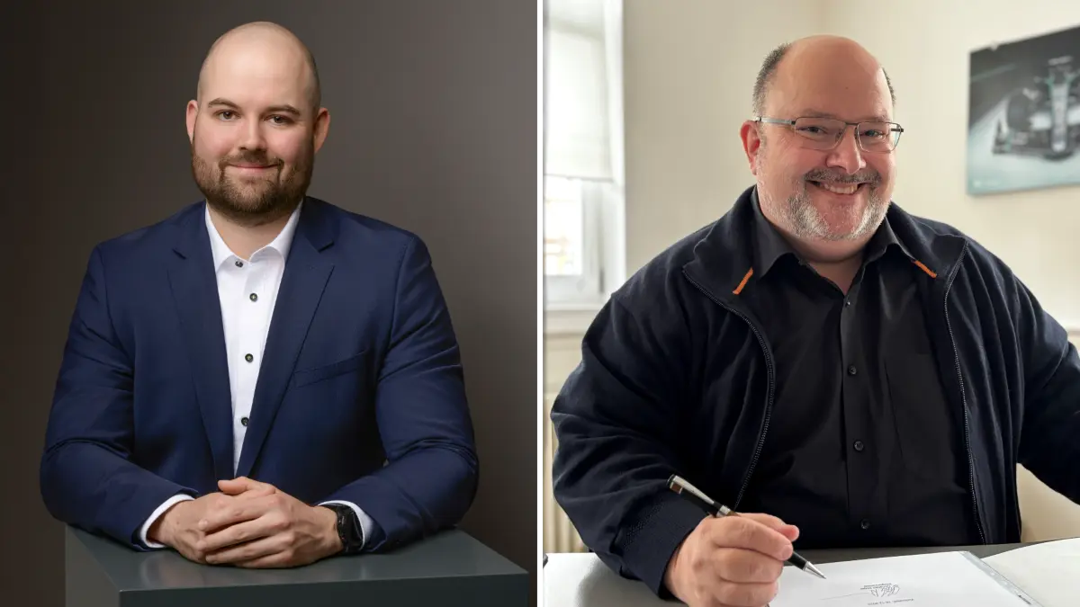 Erik Knobloch (links) soll den Wahlberater Martin Greiners (links) bedroht haben.