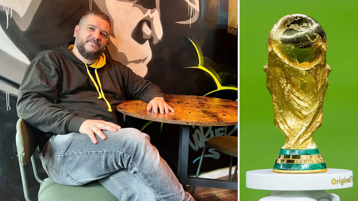 Oliver Gomez spricht über die Rolle des Bar-Betreibers während der Fußball-Weltmeisterschaft.