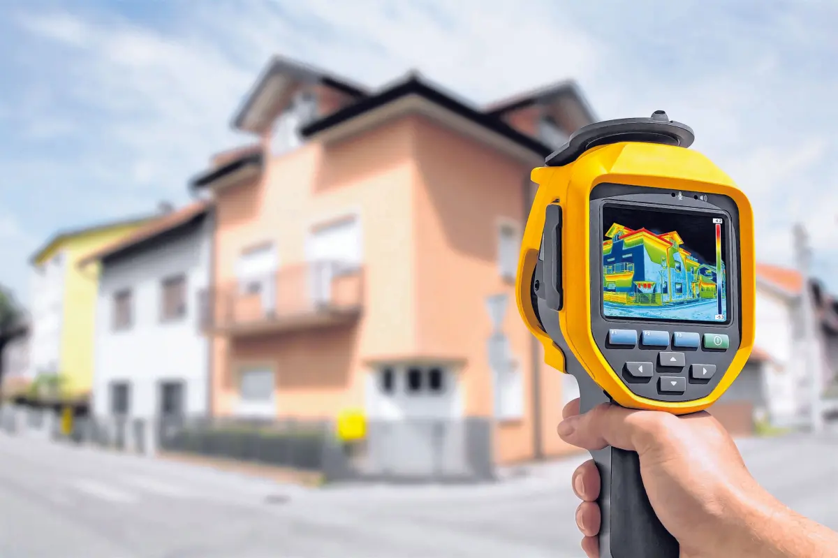 An welchen Stellen geht wertvolle Wärme verloren? Die Thermographische Messung im Rahmen einer Energieberatung zeigt es auf.⇥Foto: smuki - stock.adobe.com