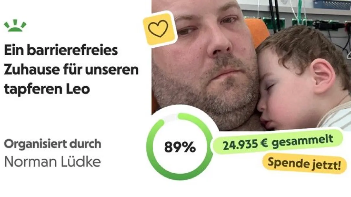 Am 22. Mai hat Norman Lüdke den Spendenaufruf auf der Plattform "GoFundMe" gestartet.