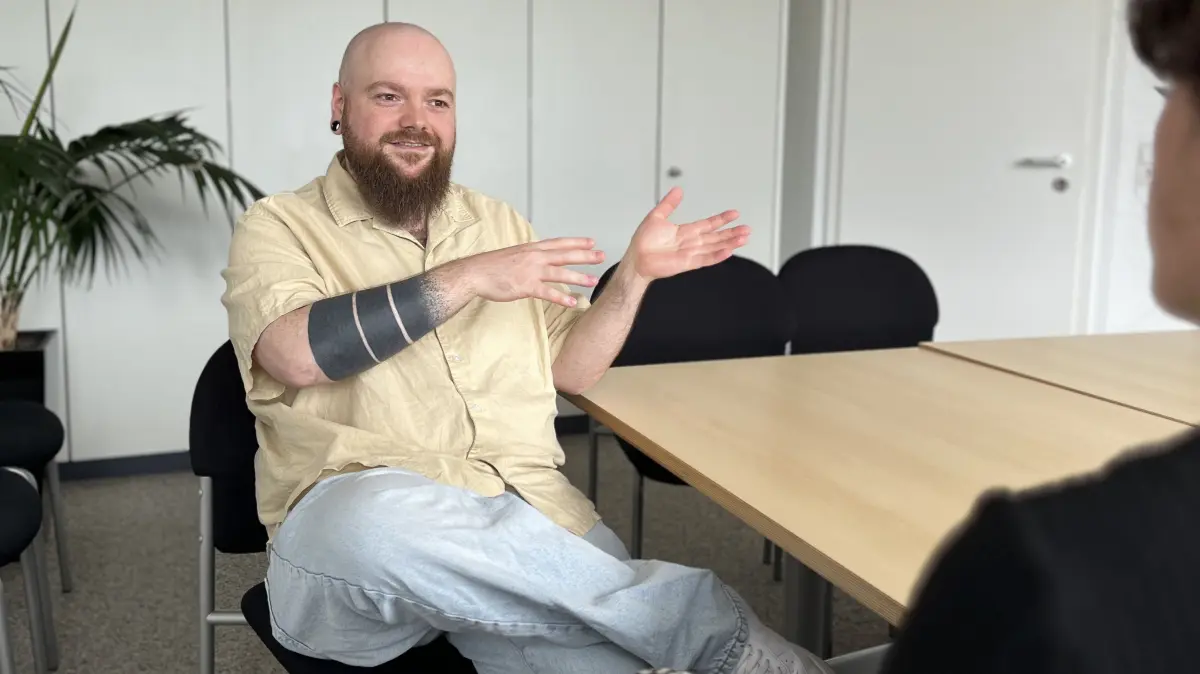 Jerimi Kotzab will Bürgermeister im Riederich werden.