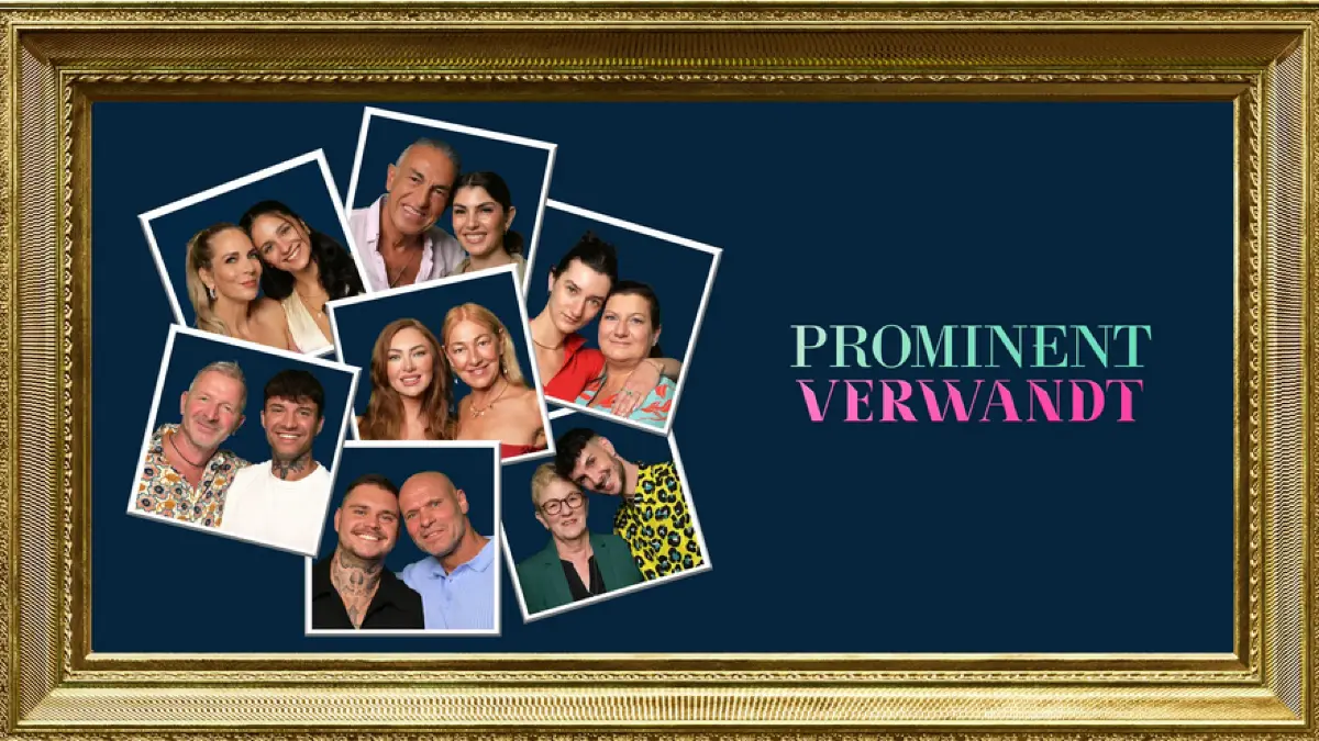 Sieben Eltern-Kind-Duos treten bei „Prominent verwandt“ an.