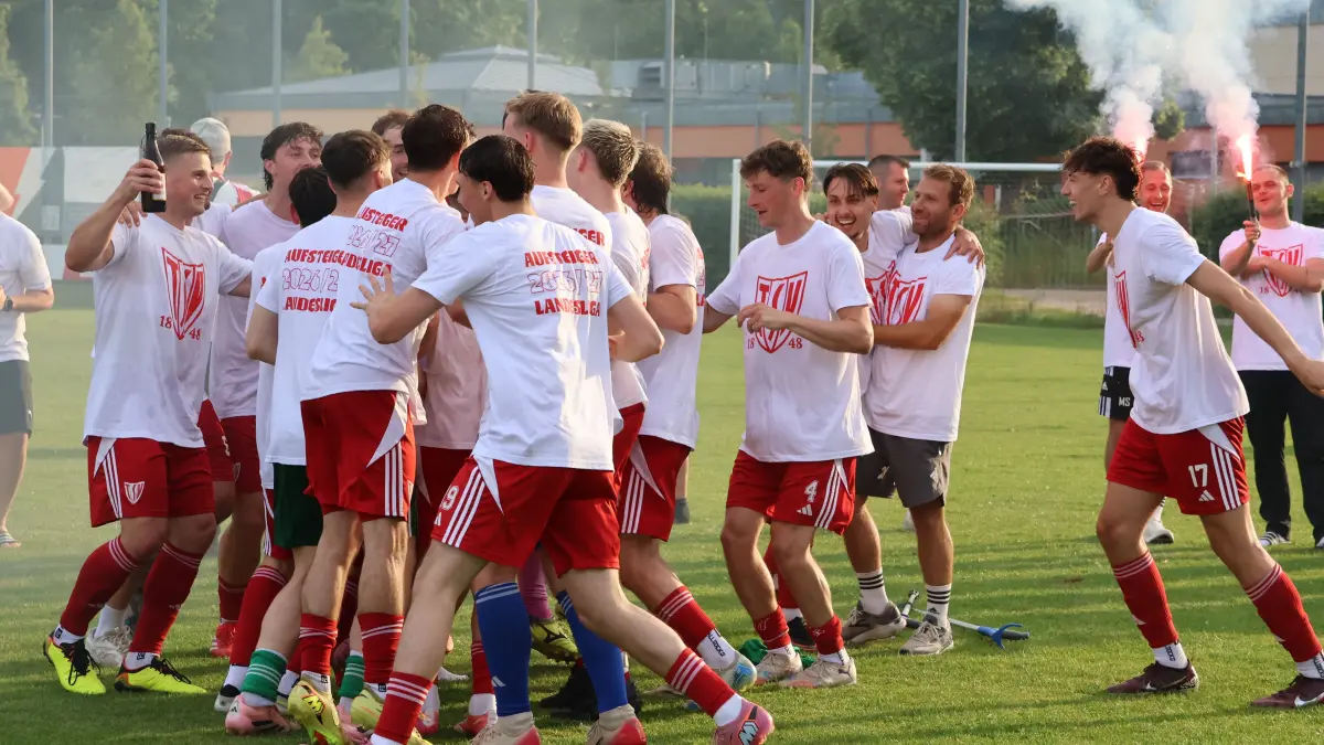 Meisterfeier Bezirksliga TSV Gaildorf Saison 2025/26