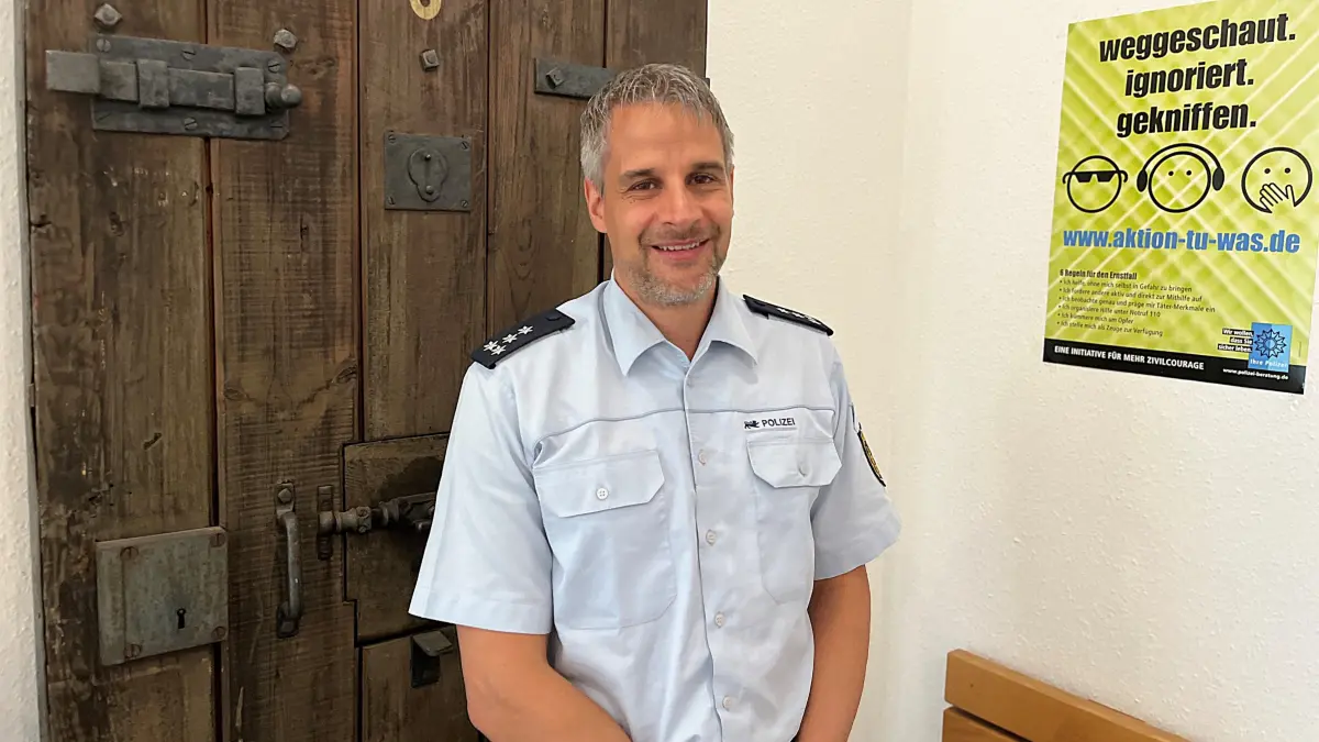 Seit gut einem Jahr leitet Achim Haag den Polizeiposten in Sulz am Neckar.