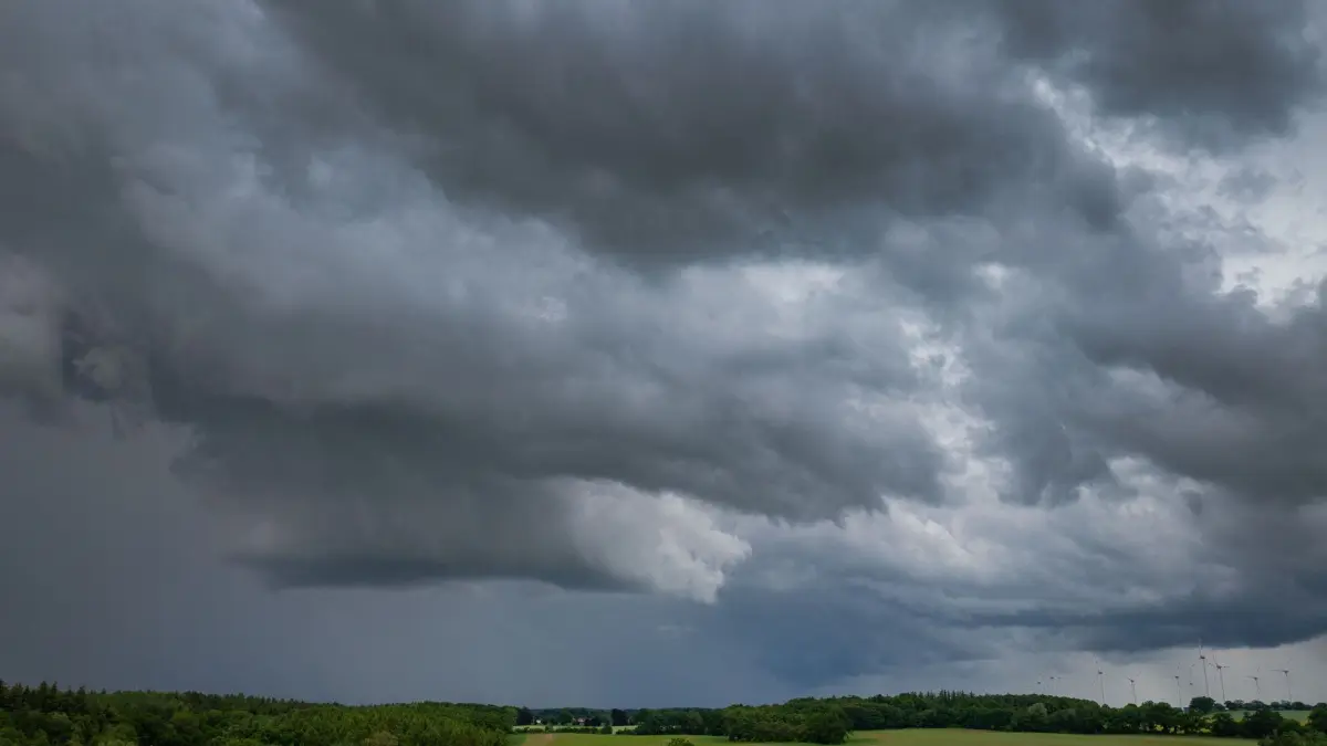 Gewitter über Norddeutschland