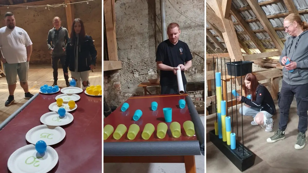 Spielscheune auf dem Kräha-Hof in Gauingen.
