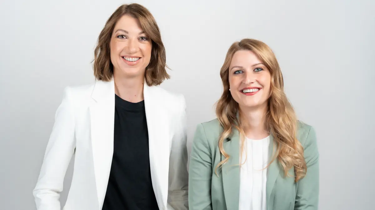 Janina Wangler (li.), Leitung Marketing und Simone Huber(re.), Leitung Personalwesen International, Müller Handels GmbH & Co. KG