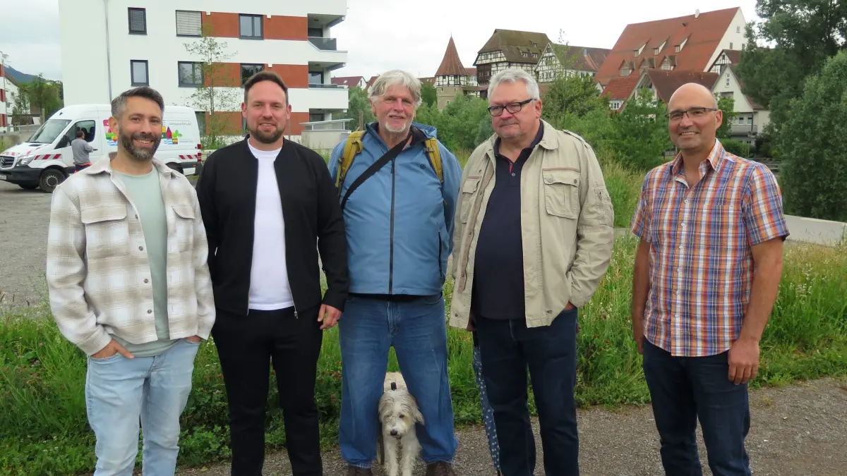 Andreas Hebrank, Kim Eppler, Lukas Homscheidt, Markus Sense und Niko Skarlatoudis (v.l.) freuen sich auf das Turnier.