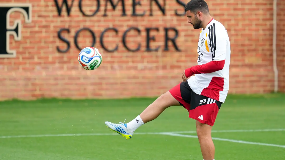USA, Deutsche Fussballnationalmannschaft, Training, Winston-Salem, 10.06.2026: Deniz Undav Deutschland, 26 nimmt am Training. USA, Deutsche Fussballnationalmannschaft, Training, Winston-Salem, 10.06.2026 USA, Deutsche Fussballnationalmannschaft, Training, Winston-Salem, 10.06.2026 Winston-Salem *** Deniz Undav Germany, 26 participates in training USA, German national soccer team, training, Winston Salem, 10 06 2026 USA, German national soccer team, training, Winston Salem, 10 06 2026 Winston Salem Copyright: xEibner-Pressefoto/ScottxColemanx EP_SCN