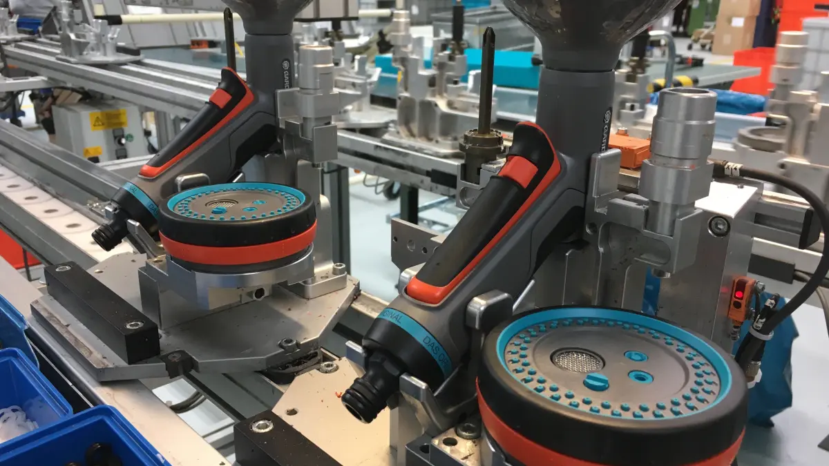 Gardena Produktion Multi-Brause Ulm Donautal Husqvarna
