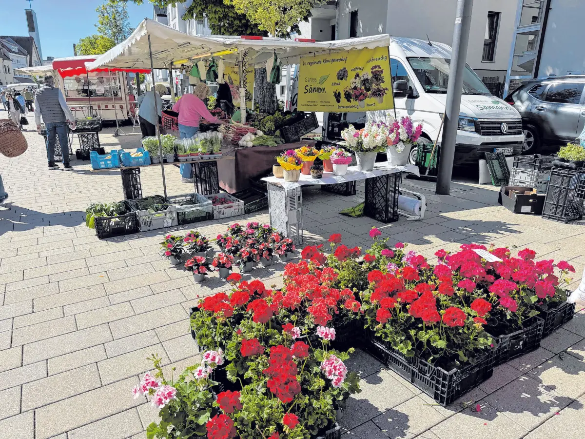 Der Tailfinger Wochenmarkt besticht unter anderem durch eine große Vielfalt.