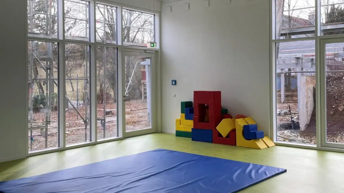 Der Mehrzweckraum im umgebauten Kindergarten St. Elisabeth in Poltringen.