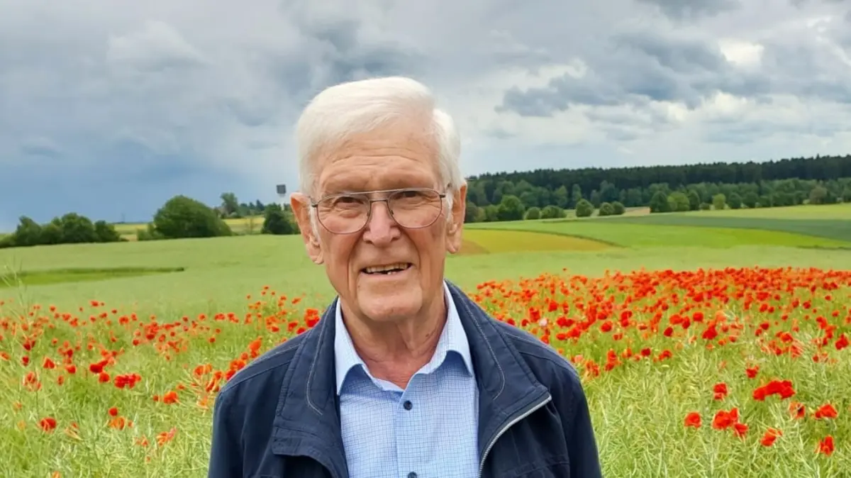Hans Kirschbaum singt seit 67 Jahren im Dürremettstetter Männergesangverein.