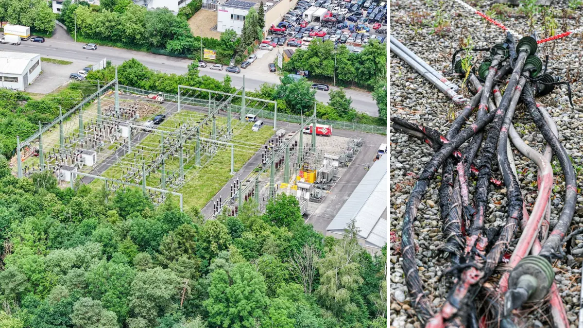 Nach dem großflächigen Stromausfall in Reutlingen laufen intensive Ermittlungen. Auch Überwachungsaufnahmen rund um das Umspannwerk werden ausgewertet.