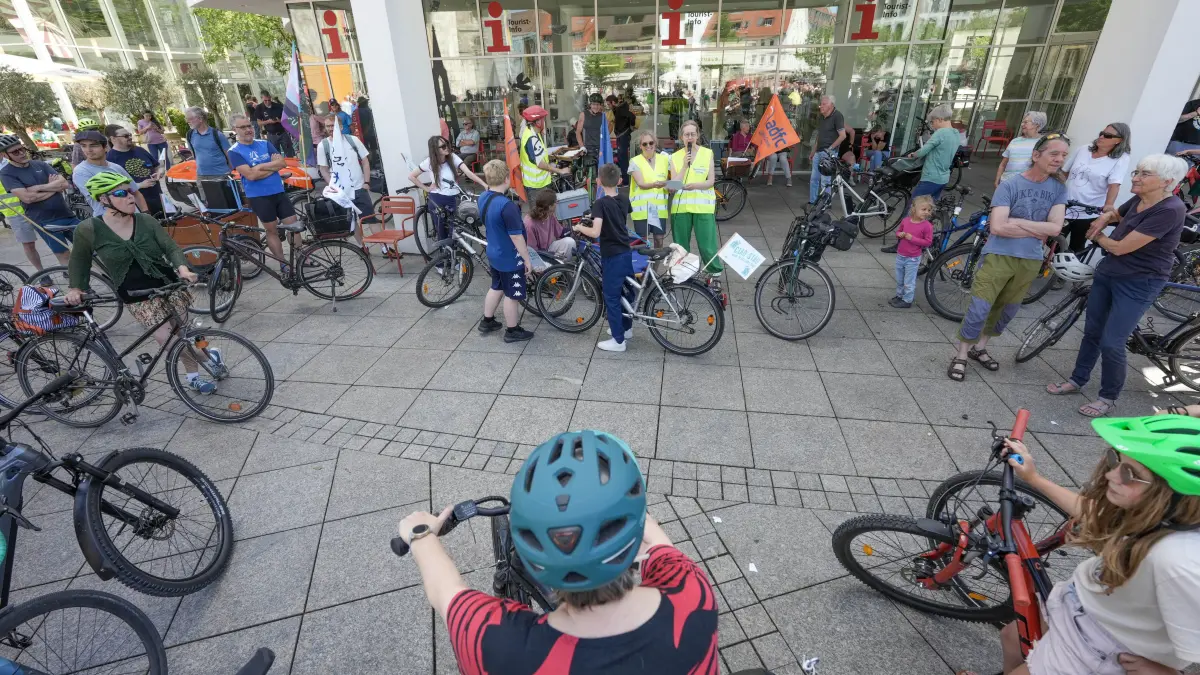 Münsterplatz - Ulm - ADFC - Fahrraddemo