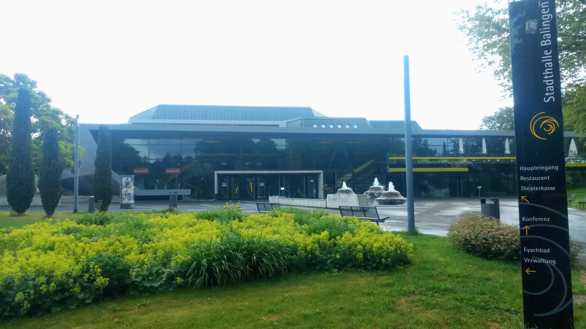 In der Stadthalle Balingen stehen Sanierungsmaßnahmen an.