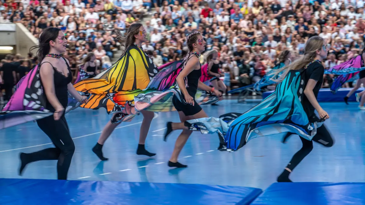 Göppingen Maientag 2026 "Maientag - Jung und sportlich" (mit rund 700 Schülern), EWS-Arena