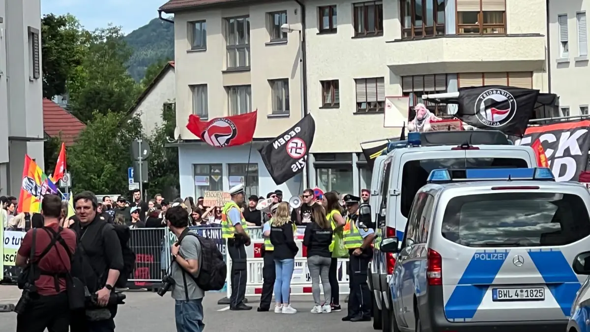 Donzdorf Demo gegen AfD