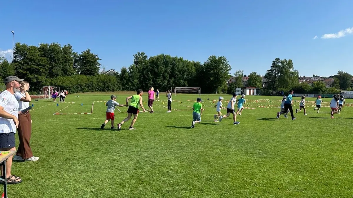 Die Bundesjugendspiele stehen alljährlich auch auf dem Programm der Empfinger Grundschule.