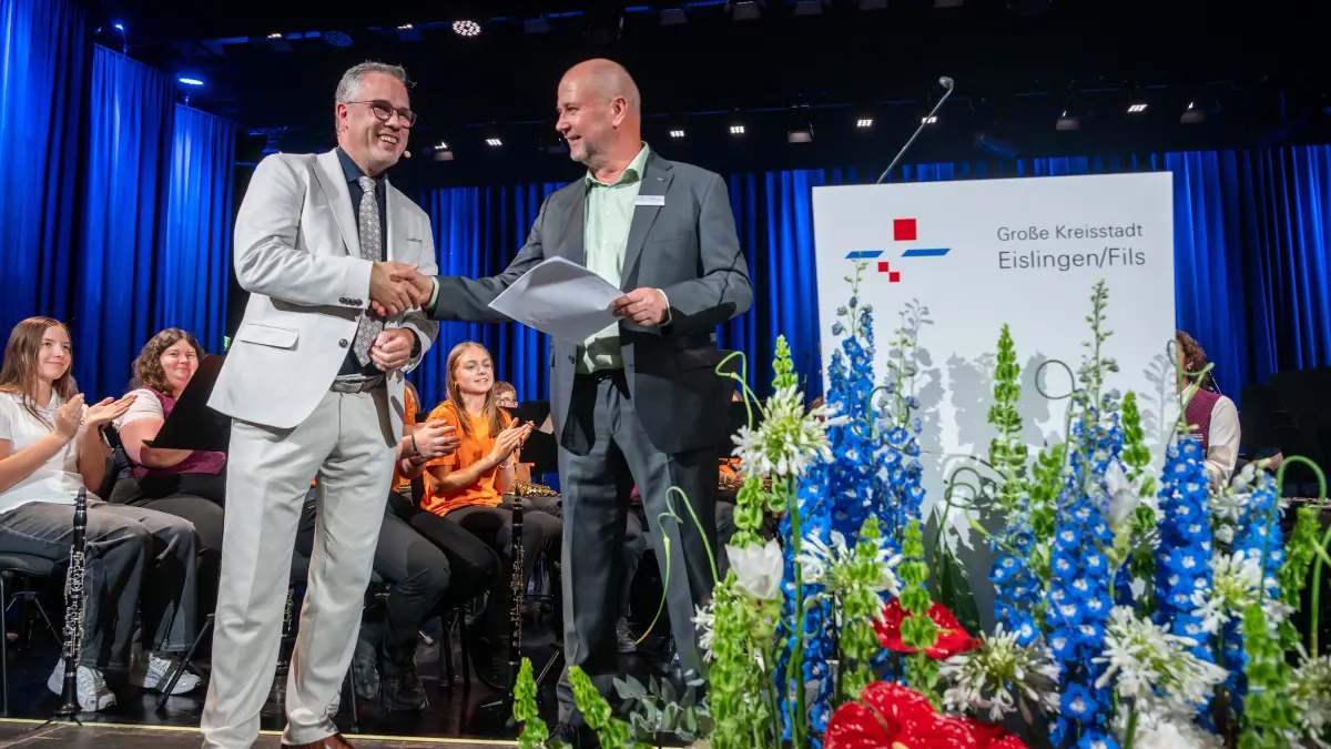 Amtseinsetzung OB Oliver Marzian Stadthalle Eislingen