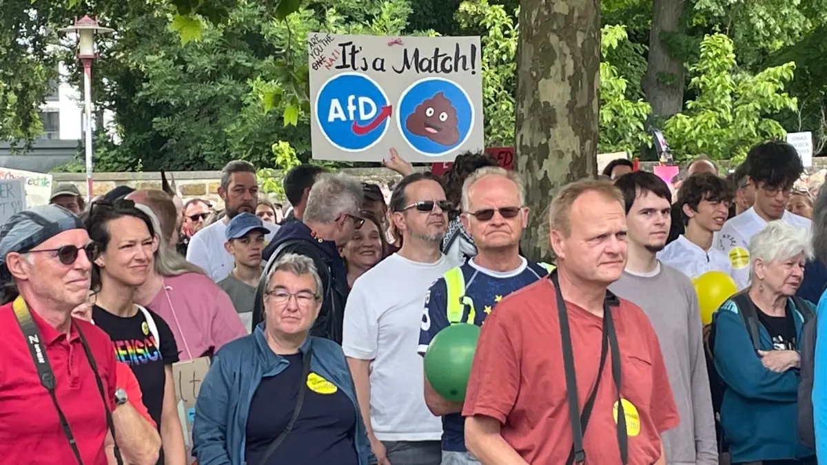Donzdorf Demonstranten