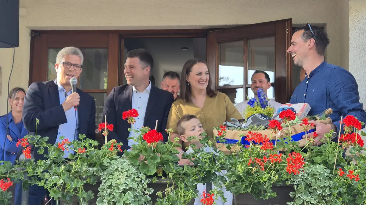 Im Amt bestätigt: Sascha Krötz ist der alte und neue Bürgermeister von Schlierbach.