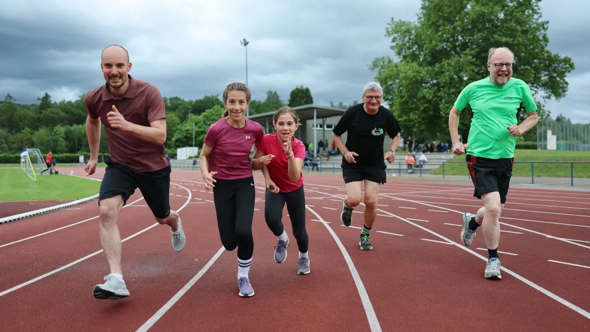 Spendenlauf Ferientagheim Efti Spendenaktion Pfarrer Karle Pfarrer Schäfer
