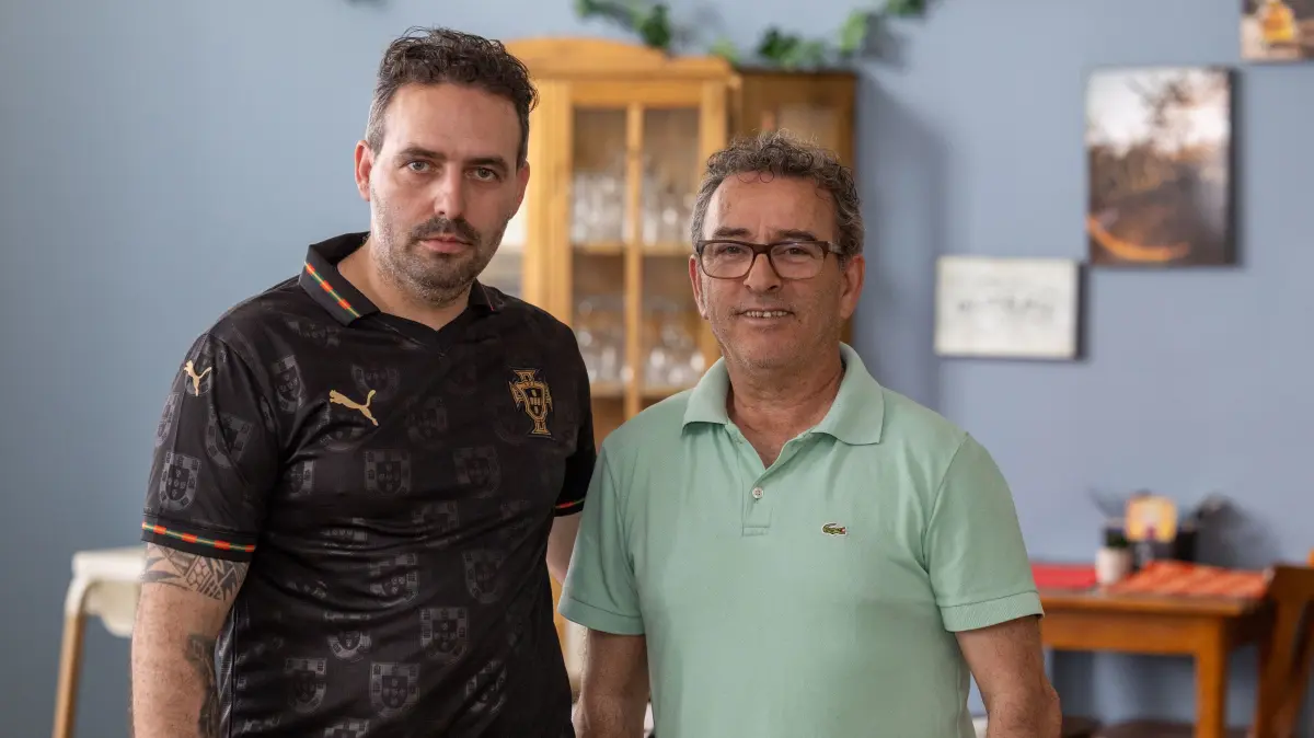 Der Vorstand des portugiesischen Vereins Reutlingen: Vorsitzender Manuel Azevedo (rechts) und sein Stellvertreter Luis Viera.