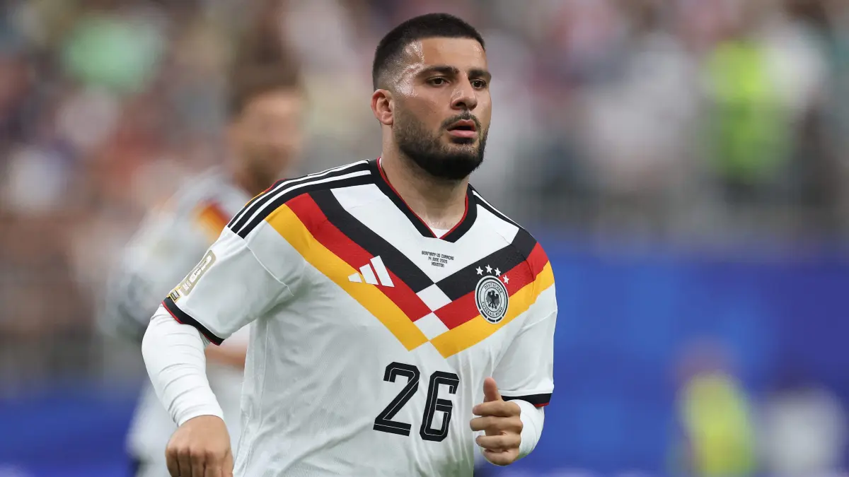 Germany v Curacao: Group E - FIFA World Cup 2026: HOUSTON, TEXAS - JUNE 14: Deniz Undav of Germany looks on during the FIFA World Cup 2026 Group E match between Germany and Curacao at Houston Stadium on June 14, 2026 in Houston, Texas. Alexander Hassenstein/Getty Images/AFP (Photo by ALEXANDER HASSENSTEIN / GETTY IMAGES NORTH AMERICA / Getty Images via AFP)