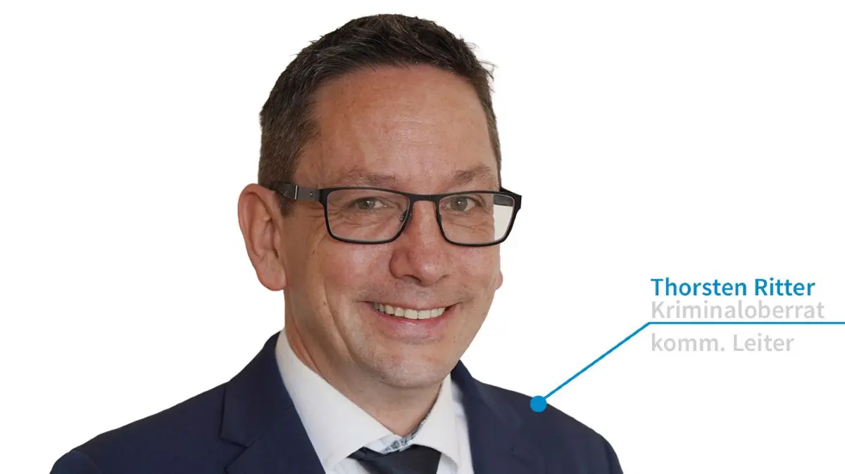 Thorsten Ritter übernimmt die Leitung der Polizeinspektion Neu-Ulm.