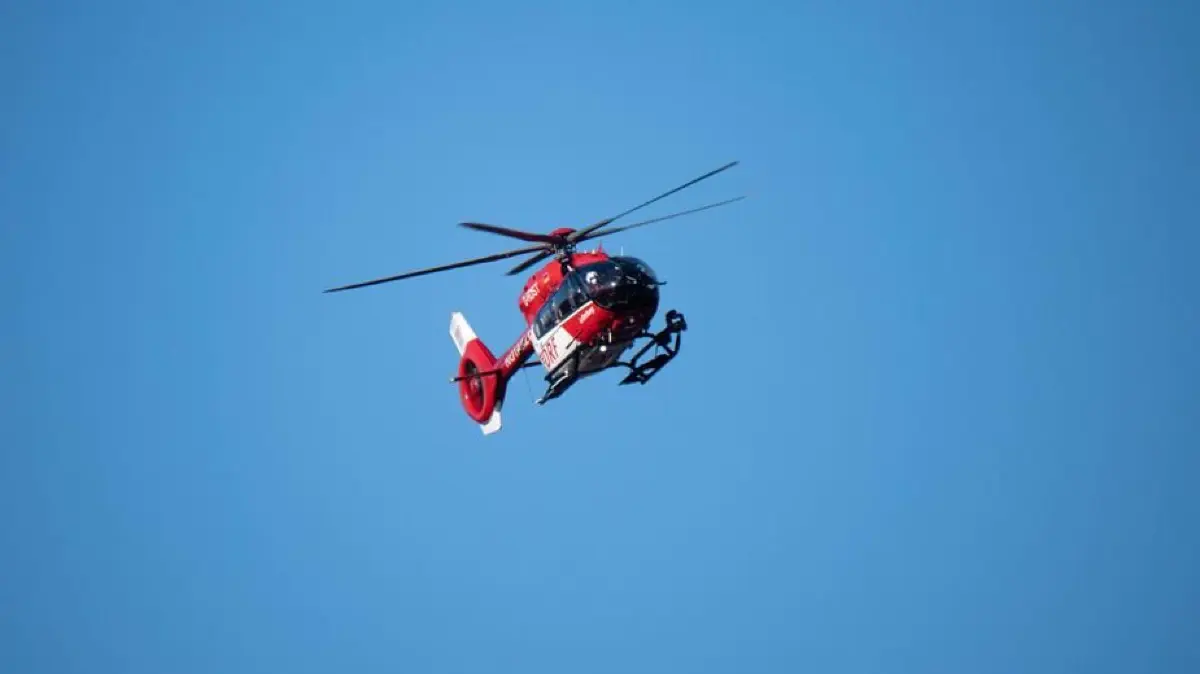 Rettungshubschrauber DRF Blaulicht Symbolfoto Schwabo LZ OV