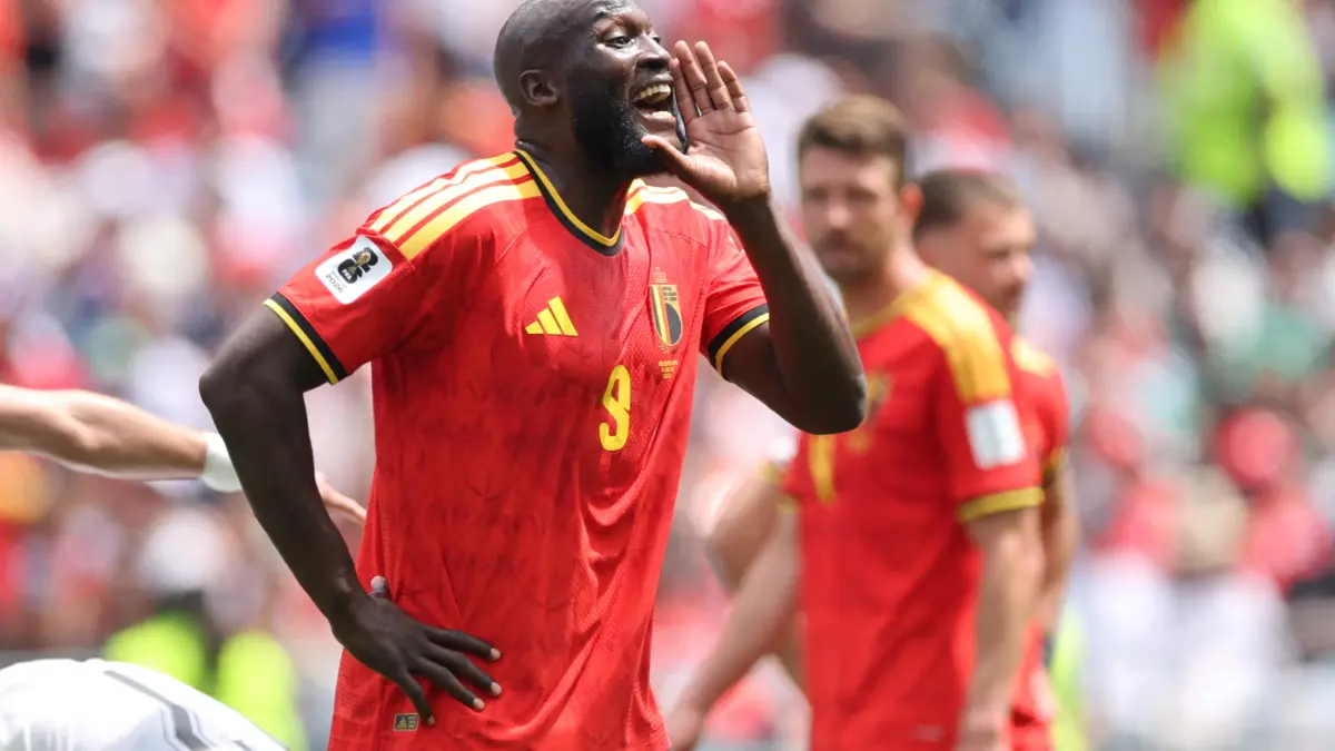 Belgium v Egypt: Group G - FIFA World Cup 2026: SEATTLE, WASHINGTON - JUNE 15: Romelu Lukaku #9 of Belgium reacts during the FIFA World Cup 2026 Group G match between Belgium and Egypt at Seattle Stadium on June 15, 2026 in Seattle, Washington. Alex Grimm/Getty Images/AFP (Photo by ALEX GRIMM / GETTY IMAGES NORTH AMERICA / Getty Images via AFP)