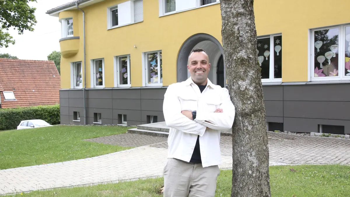 Simon Pfleghar, neuer Schulleiter der Grundschule Westerheim