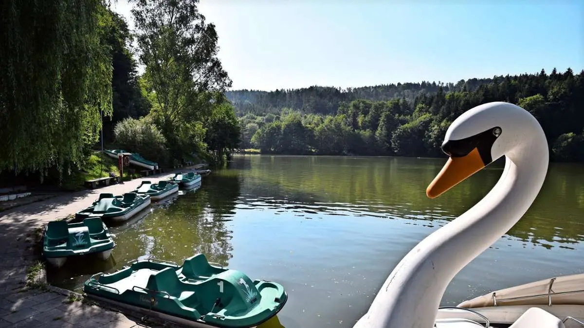 Waldsee Fornsbach, Murrhardt, Badesee, Rems-Murr-Kreis