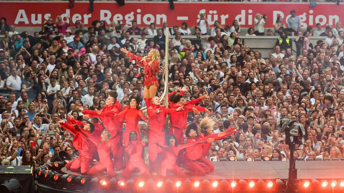 Helene Fischer ist am Dienstag in Stuttgart aufgetreten.