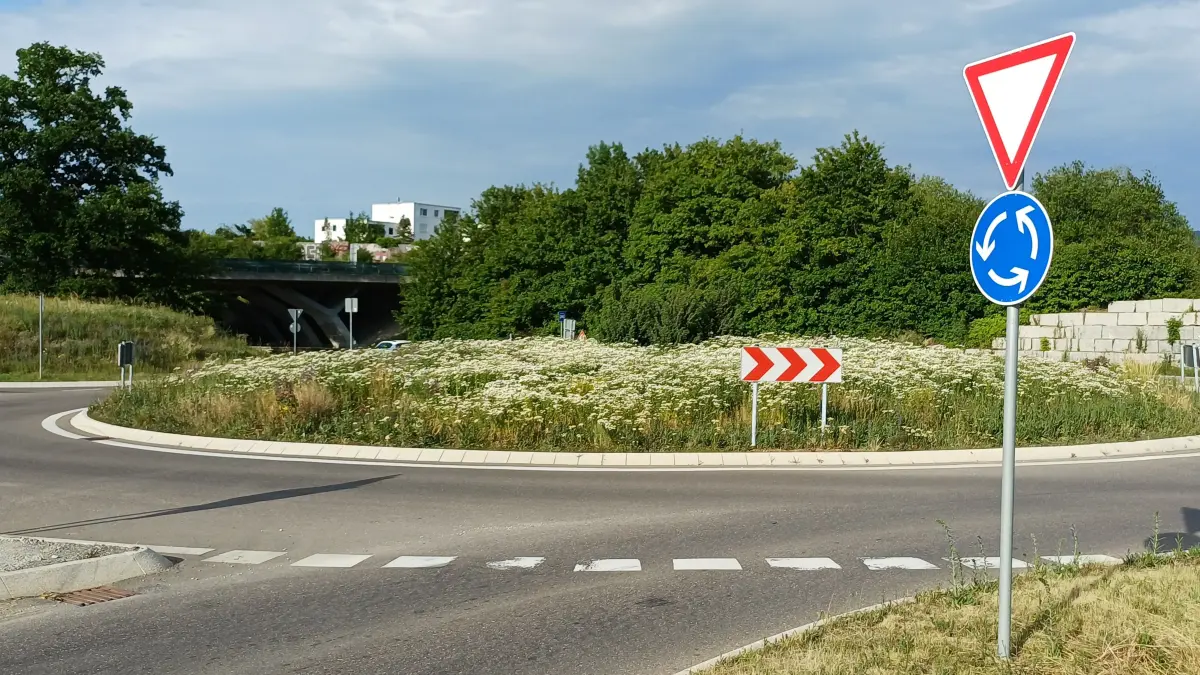 Kreisverkehr Weilstetten