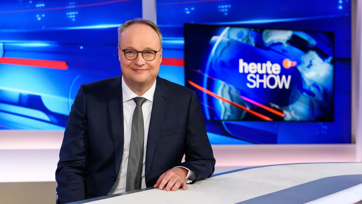 Moderator Oliver Welke ist mit der heute-show in der Sommerpause.