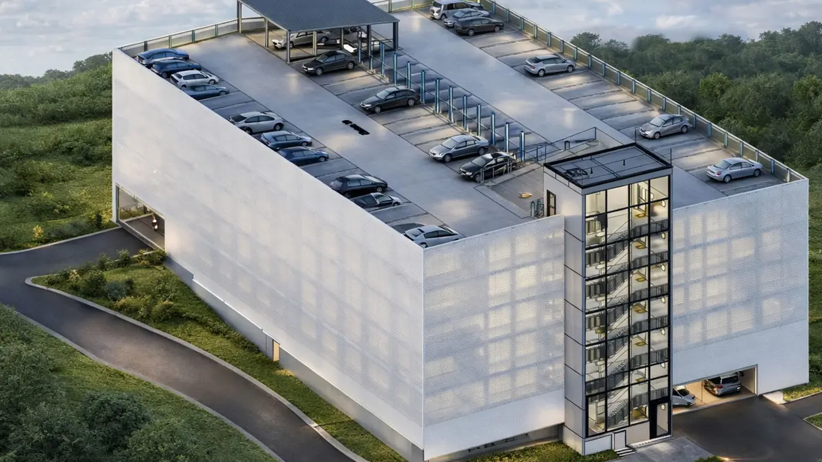 Der Umbau des Klinikgeländes in Ehingen beginnt mit dem Bau eines Parkhauses und eines Wohnheims fürs Personal in der Nähe des Krankenhauses.