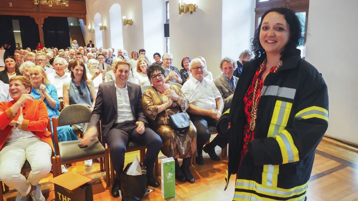 Amtseinsetzung von Bürgermeisterin Anette Kölle in Wiesensteig