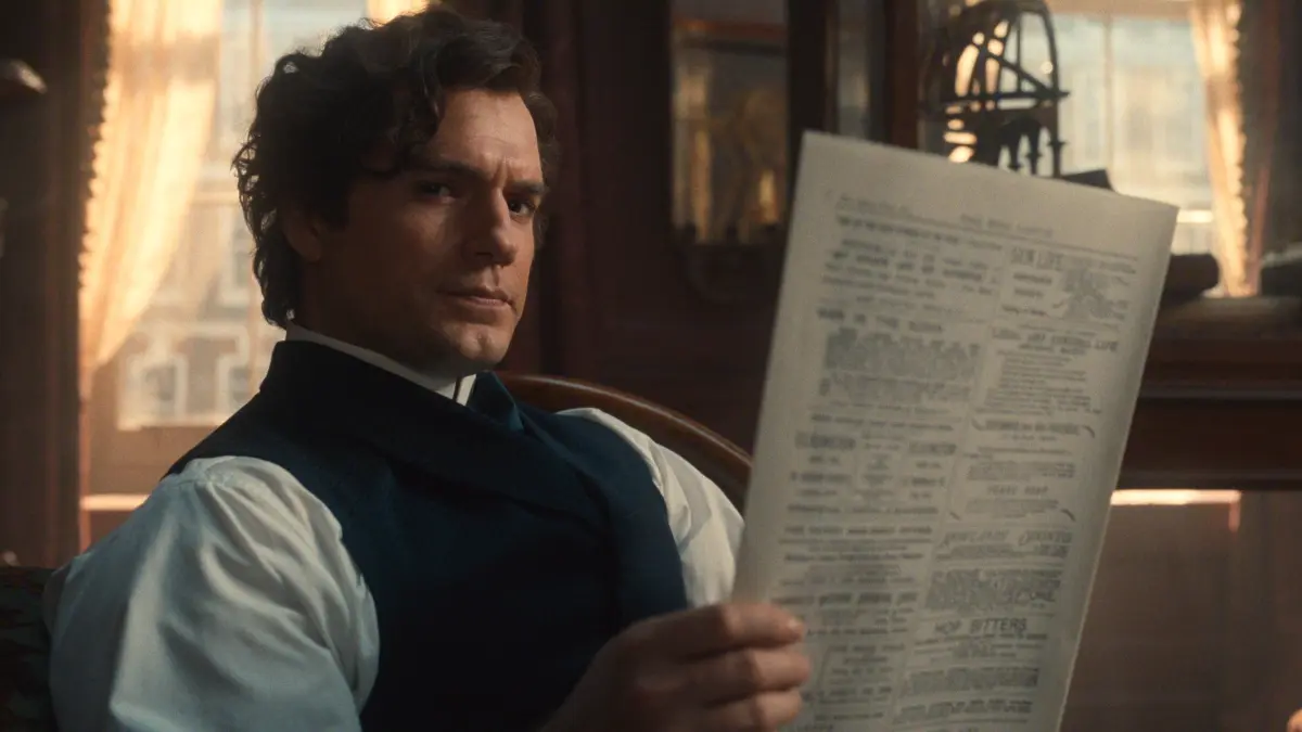 Sherlock Holmes (Henry Cavill) unterstützt Enola bei den Ermittlungen.
