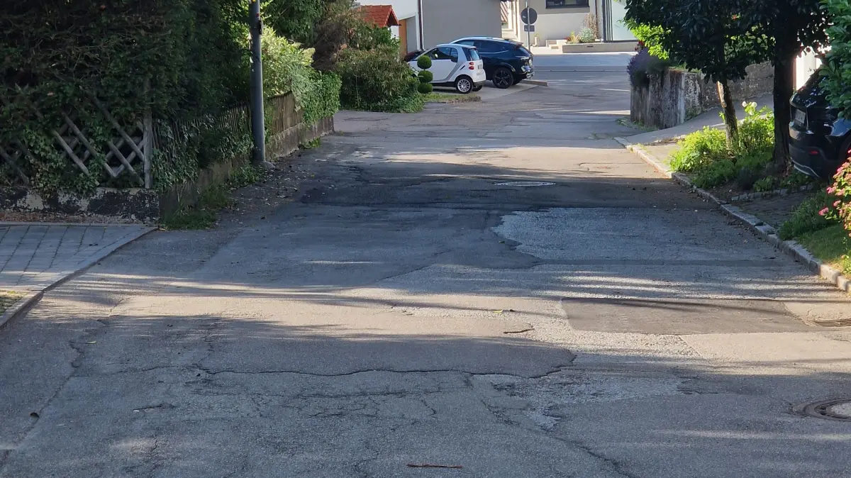 Dringend sanierungsbedürftig: Die Kniebisstraße in Nordstetten befindet sich in der der schlechtesten sogenannten Zustandsklasse 8.