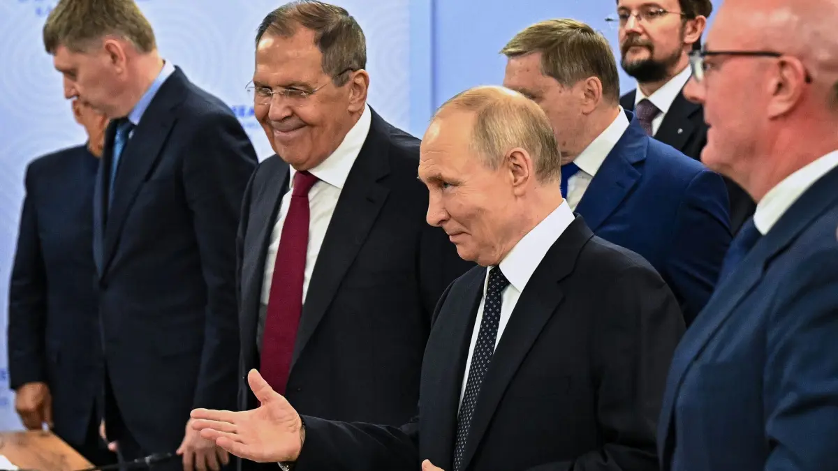 Putin und Lawrow