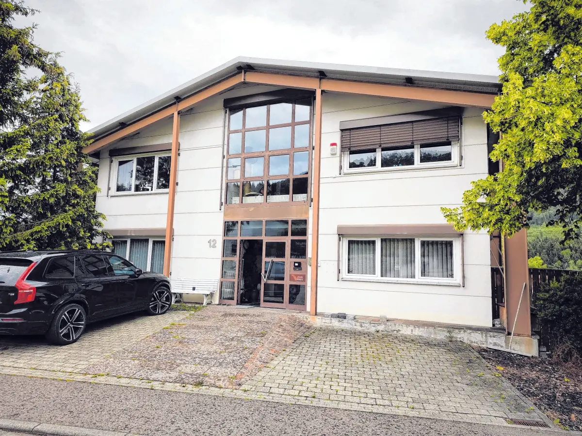 Das Firmengebäude der Weber Pflasterbau GmbH.⇥Foto: Horst Schweizer